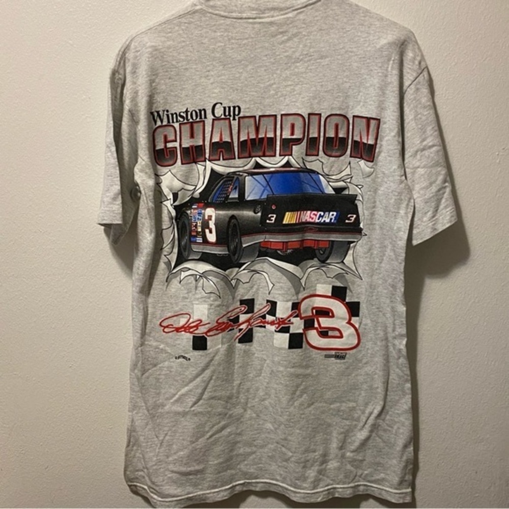 Vintages Shirt The intimidator Dale Earhart Mens Size M Nutmeg Made In‎ U.S.A - Picture 3 of 13